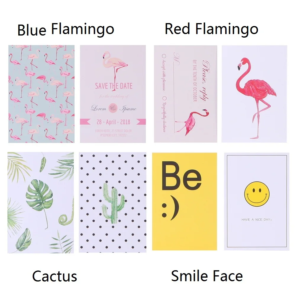 

Fashion New Double Side Korean Chic Postcards Greeting Cards For Photography Photo Shooting Tools Background Cards Picture