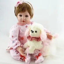 52 см Силиконовая виниловая кукла-Реборн, игрушки для девочек Brinquedos, Реалистичная домашняя кукла для новорожденного малыша, лучшие рождественские подарки для детей