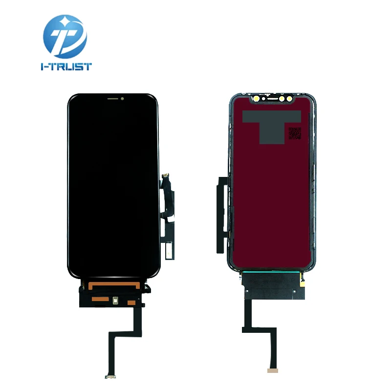 10 шт. ЖК-дисплей для Iphone XR OEM с дигитайзером замена в сборе угол наклона 45 ° черный