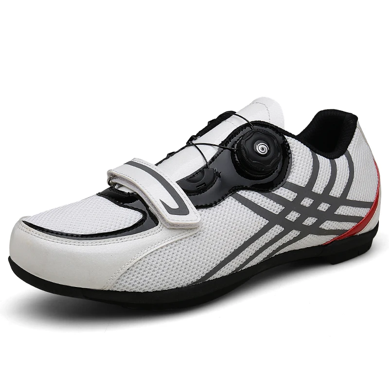 Сверхлегкие Спортивные Гонки кроссовки для мужчин и женщин велосипедная обувь воздухопроницаемые сетчаты для мужчин дорожный велосипед велосипедная обувь противоскользящая велосипедная обувь