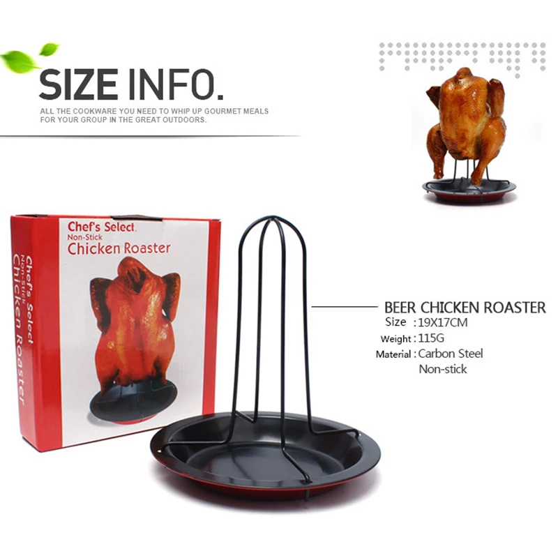 

Outdoor Tools Stainless Steel Utensils Rack Grill Stand Roasting For BBQ Non Stick Outdoor Tools