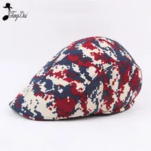 Камуфляж Cabbies Кепка водителя кепка газетчика мужские и женские козырек кепки Ретро без каблука берет