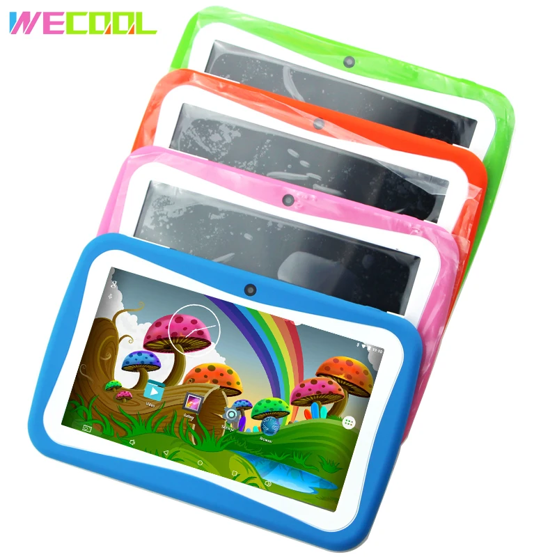 7 дюймов WeCool детский Подарочный планшет ПК 8 ГБ 4 ядра Android Baby PAD предустановлен