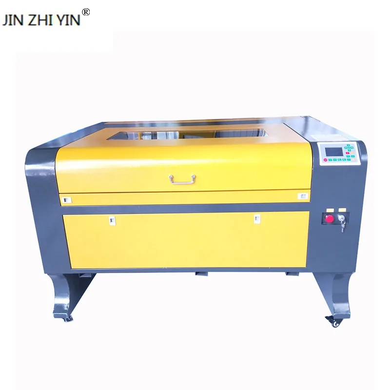 100 Вт СО2 лазерный гравер & машина для резки Моторизованный вверх и вниз платформа