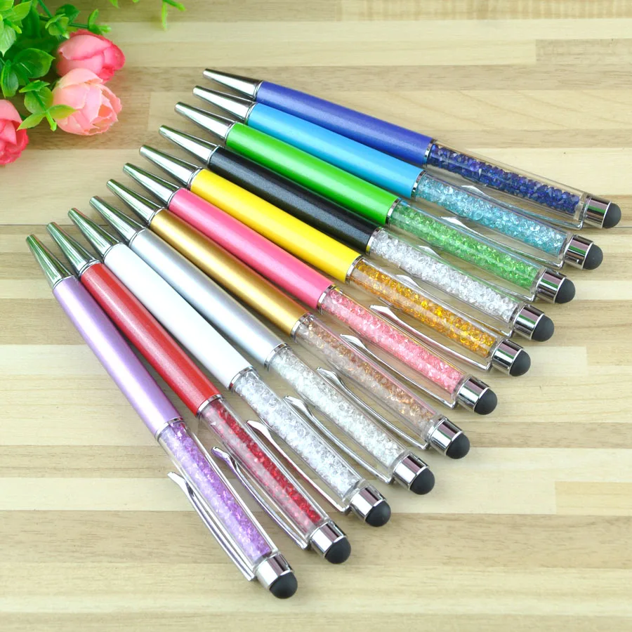 imágenes para 1000 unids/lote 11 Colores Pantalla Táctil Stylus Pen Crystal 2 in1 stylus bolígrafo para el iphone ipad samsung galaxy tablet pc phone imágenes para 1000 unids/lote 11 Colores Pantalla Táctil Stylus Pen Crystal 2 in1 stylus bolígrafo para el iphone ipad samsung galaxy tablet pc phone