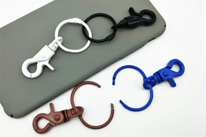 6  Diy Jewelry Accessories Keychains Color Paint Lobster Buckle Key Chain Handmade DIY Key Ring Keychains For Women Fashion Jewelry