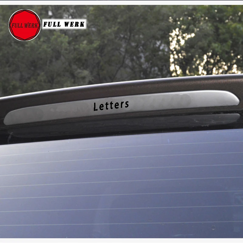 

1pc SS Car Rear High Brake Lamp Post Brake Light Trim Strip Sticker for VW Volkswagen 2011-2018 Touareg Car Styling Accessories