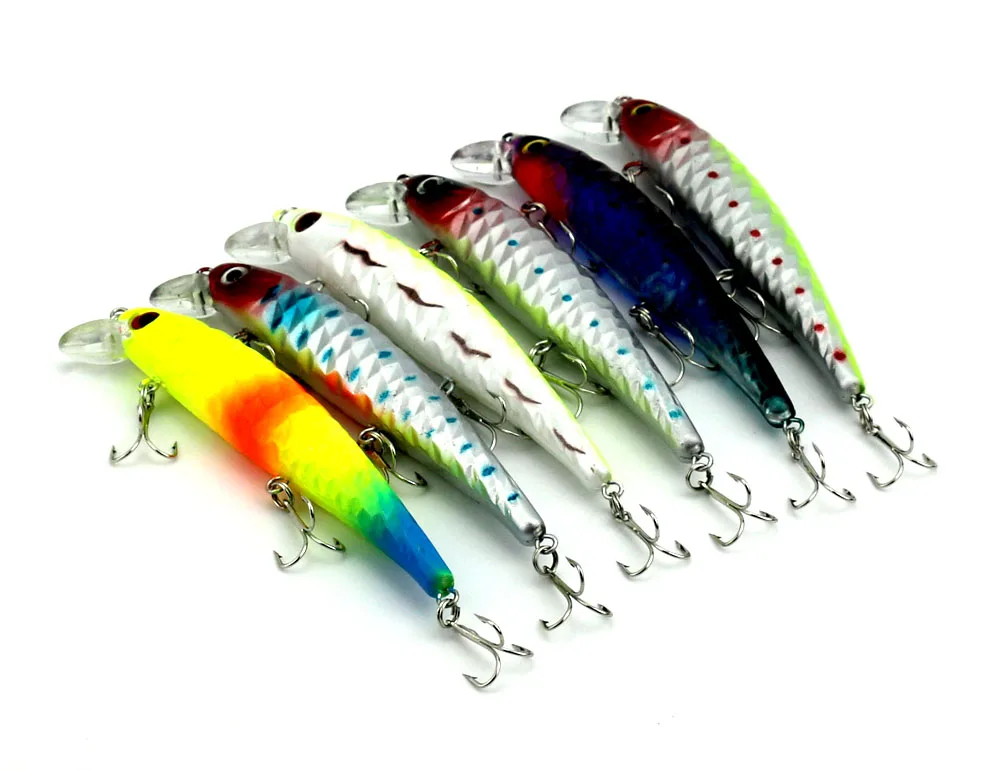 HENGJIA 12pcs 120mm hard minnow Fishing Lure s Floating trout Minnow