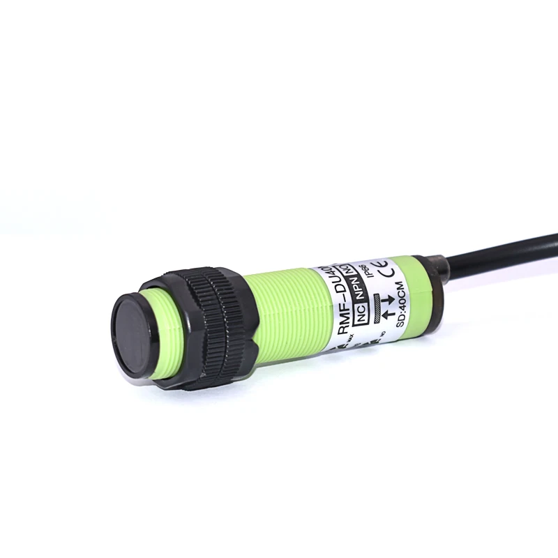 

Original authentic Taiwan Ruike photoelectric ROKO RMF-DU40N diffuse reflection photoelectric switch RMF-DU40N