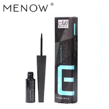 Menow Марка Макияж Черный жидкая подводка Прочный Водонепроницаемый eye liner pencil не цветущие быстросохнущие косметический E15005