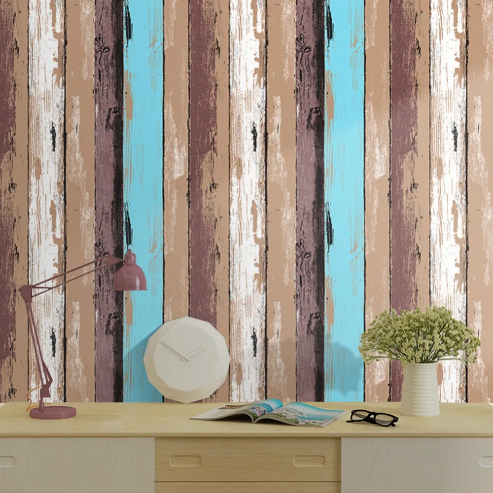 VintagWood Panel Peel and Stick Wallpaper 23.6