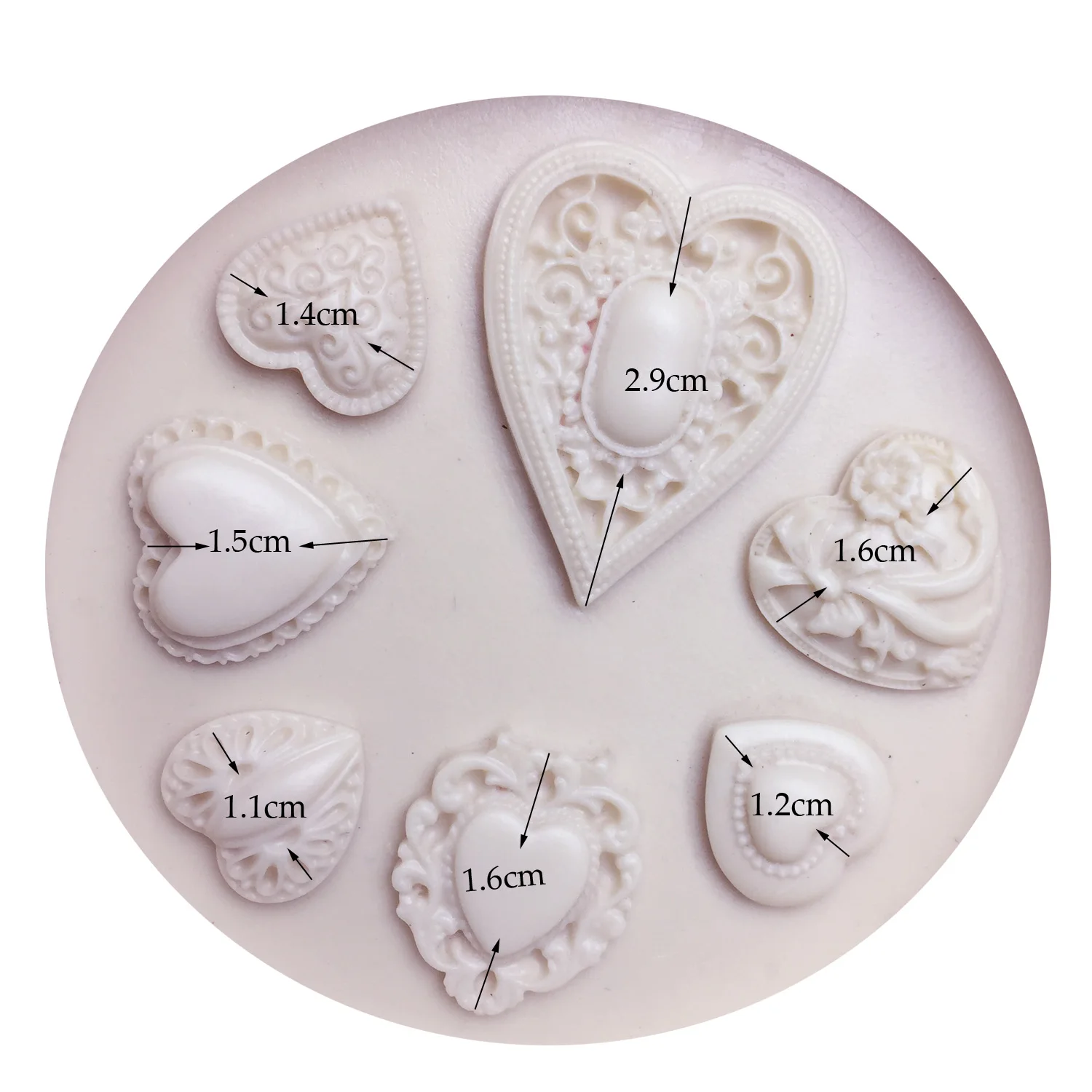 M0325 алмаз любовь силиконовые формы сердце выпечки инструменты для украшения торта