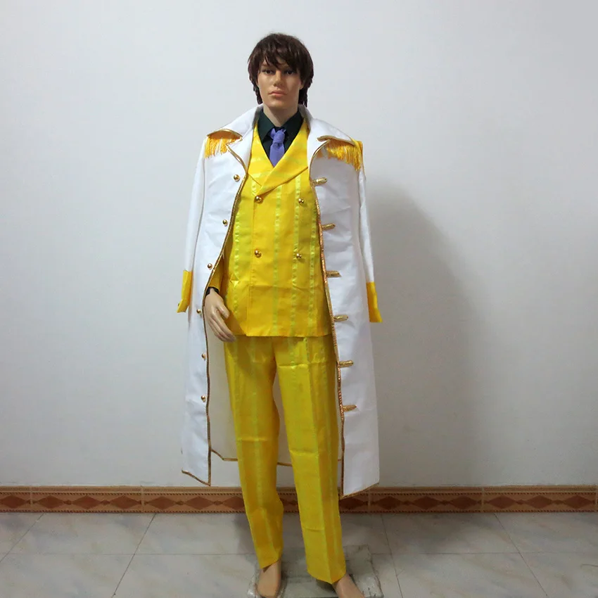 Cosplay Costume One Piece Naval Uniform Borsalino Full Set Anime Cosplay Uniform Custom Made Any Size Cosplay Costumes AliExpress