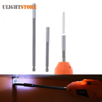 

3pcs/lot 1/4 Inch Magnetic Quick Change Hex Shank Screwdriver Bit Extension Bar 60mm 100mm 150mm Shank for Electric Screw Driver