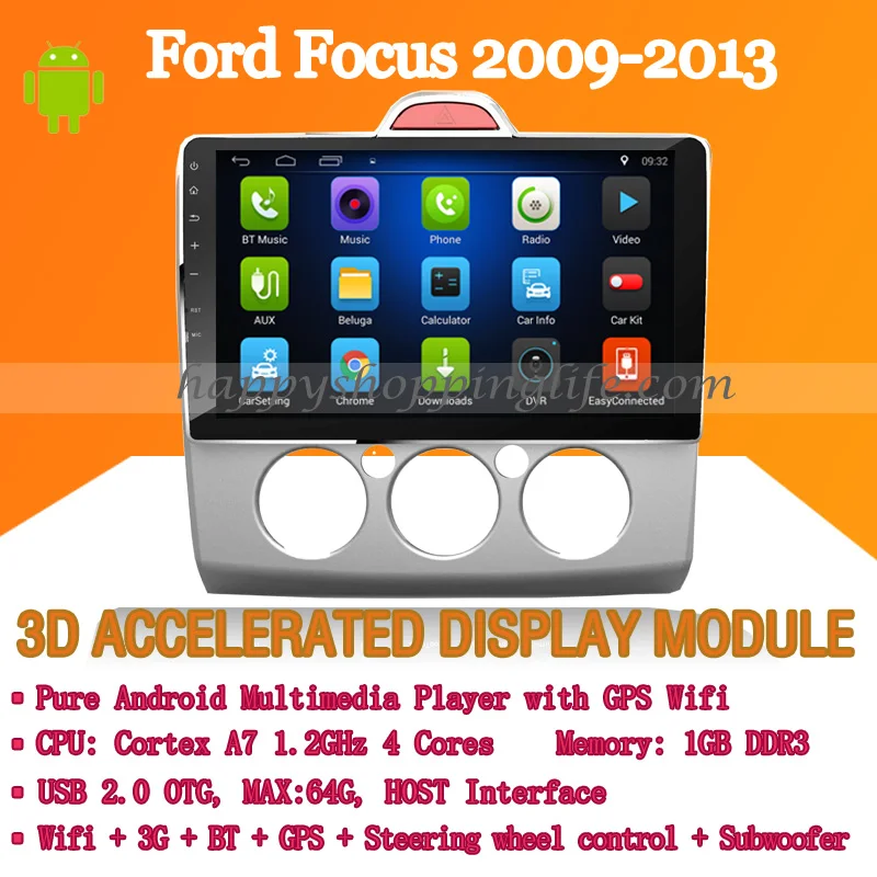 Android Авто Радио DVD gps для Ford Focus 2011 Авторадио автомобильный мультимедийный плеер Wi