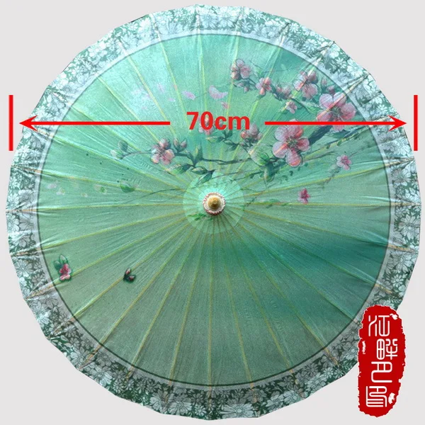 Китайский весенний пейзаж Зонтик для женщин и детей традиционный танец японский реквизит paraguas - Цвет: Diameter 70CM