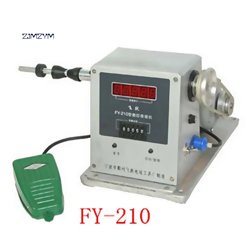 

New Arrival FY-210 CNC Winding Machine Electronic Winder, Set Ring Number Automatic Stop ,Winding Machine 220V 120W 0.025-0.8mm