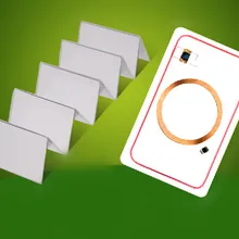 100 шт./лот) RFID карта с двумя ЧИПАМИ EM4100 S50 13,56 МГц 125 Khz БЕСКОНТАКТНЫЙ смарт-карт для доступа Управление