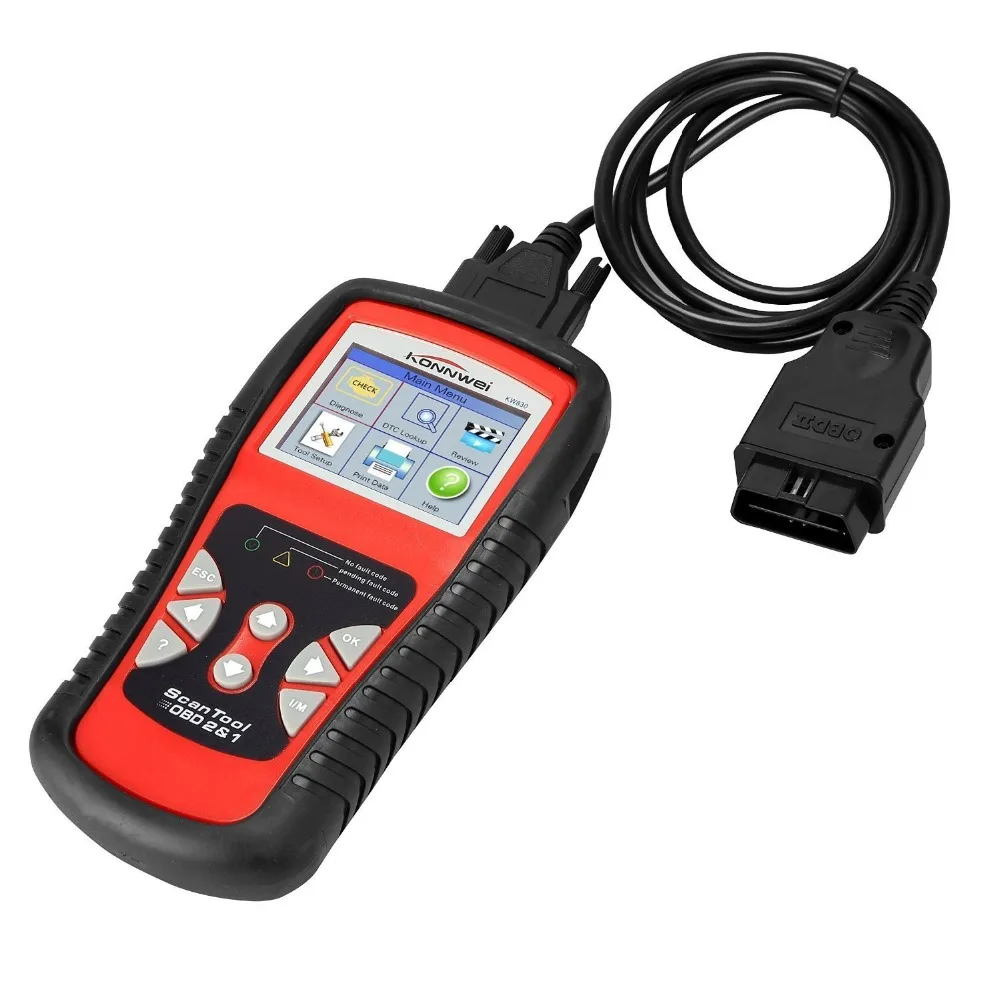 

New KONNWEI KW830 CAN OBD2/EOBD OBDII Scanner Auto Diagnostic Scanner for Reading and Clearing Vehicle Trouble Codes Scan Tool