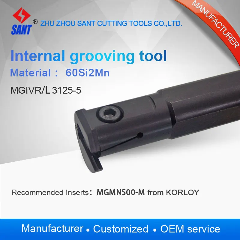 

Internal Grooving tool,Grooving Holder,CNC Cutting tools MGIVR3125-5 matched inserts MGMN500-M grooving tool holder MGIVR2925-2