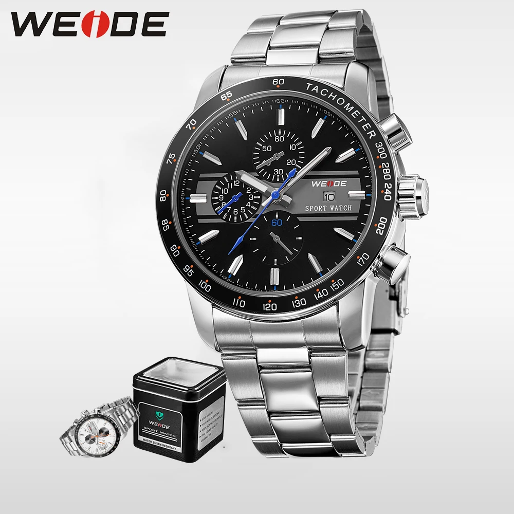 

WEIDE Military Watch Analog Display 3ATM Water Resistant Casual Brand Quartz Men Sports Watches Relogio Masculino Clock Gift