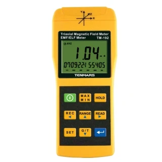 TENMARS TM-192D 3-Axis EMF Electromagnetic Magnetic Field Gauss Meter EMF 30~2000HZ with datalogger TENMARS TM-192D 3-Axis EMF Electromagnetic Magnetic Field Gauss Meter EMF 30~2000HZ with datalogger