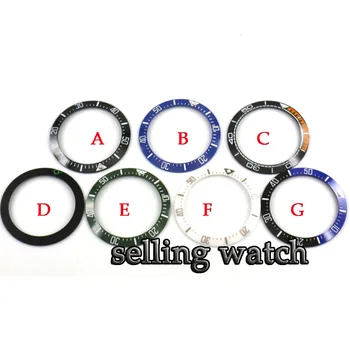 

40mm Red Black Blue Green Ceramic bezel insert for 43mm submariner automatic men's watch (7 types)