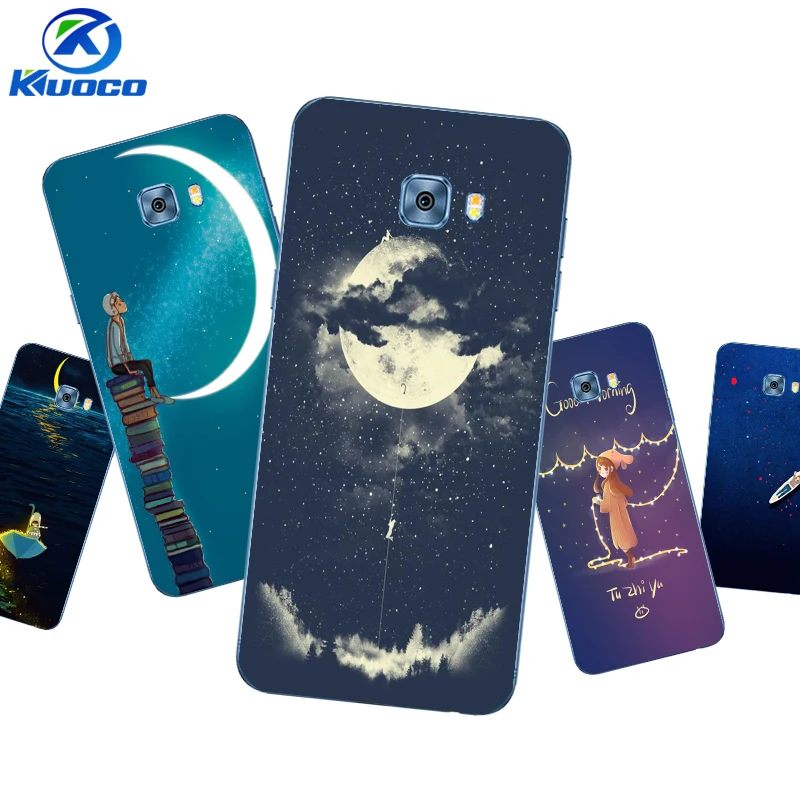 DIY For Samsung Galaxy A520 A5 2017 Phone Case 2015 / 2016 Cover C5 Pro Soft TPU Night Dream Printing Coque |