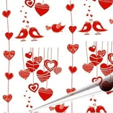 Валентина Lov Птицы Шаблон шоколад Переводные листы съедобная бумага-10 листов в упаковке