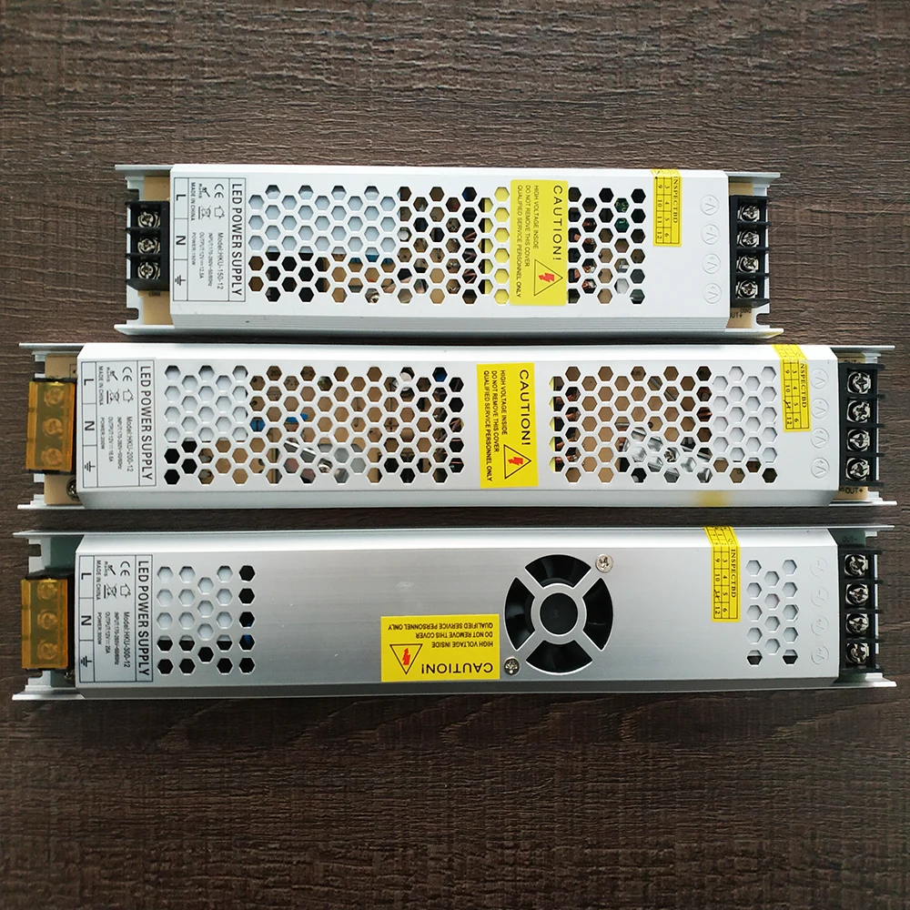 

Transformer Super Ultra Thin LED Power Supply Quietly DC12V Lighting Transformers 150W 200W 300W 220V 240V Driver For LED Light
