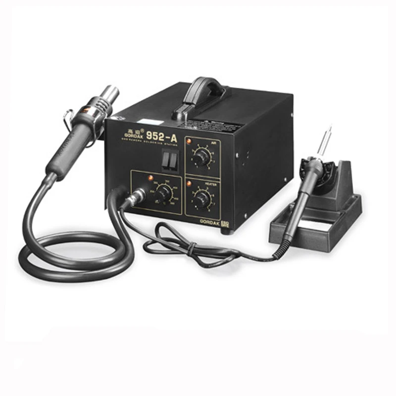 

Gordak 952A 952-A Hot Air Gun Soldering Iron 2 In 1 Soldering Station 220V