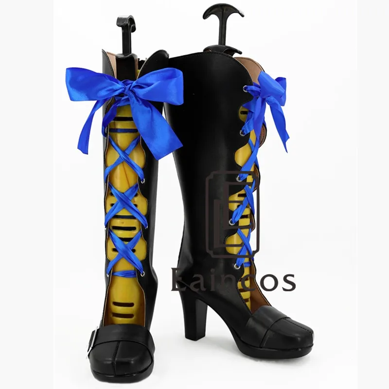 Anime Black Butler Ciel, zapatos de crucero de lujo para Cosplay, botas  negras hechas a medida|zapatos| - AliExpress