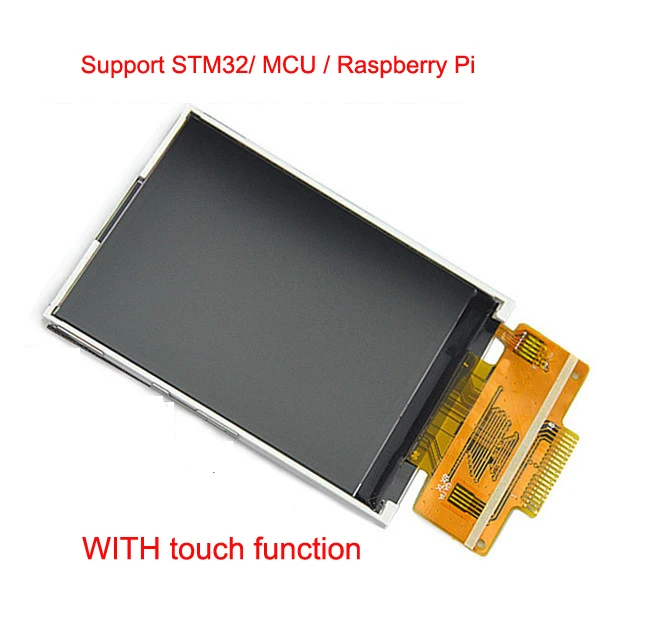 2,4 дюймов TFT SPI lcd экран 18PIN 240*320 на тонкопленочных транзисторах на тонкоплёночных транзисторах 2,4 Цвет ЖК диск IC ILI9341 4IO для STM32/MCU/Raspberry Pi с сенсорным экраном/не прикасаться