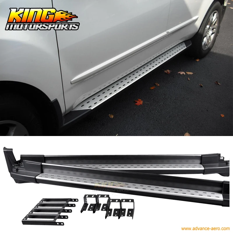 For 07 11 Honda Crv CR V OE Style Aluminum Running Board Pair Side Step