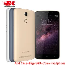 Presale Original HOMTOM HT17 4G LTE Mobile Phone MTK6737 Quad Core 5.5″ 1GB RAM 8GB ROM 1280×720 Android 6.0 13.0MP Fingerprint