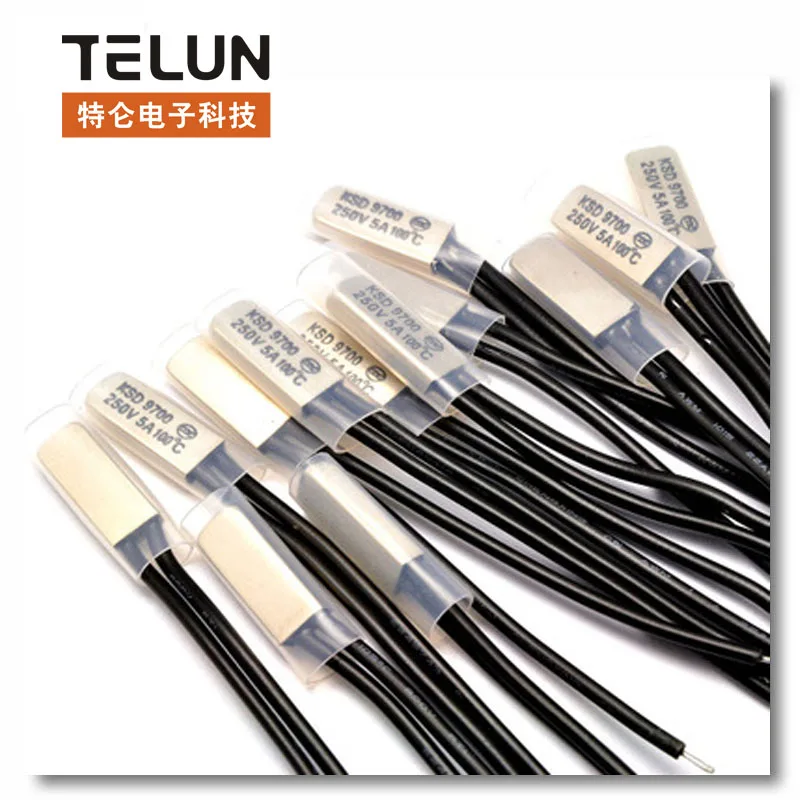 

Temperature Switch 10pcs KSD9700 15 20 30 40 50-150 degrees normally Close thermal protector / temperature controller 5A / 250V