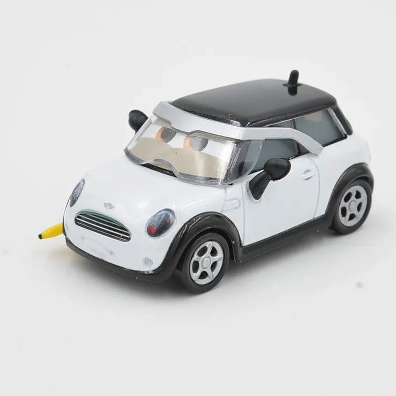 Disney Pixar Cars Lightning Mcqueen Cute Mini Cooper 1:55 литье под давлением металлический сплав модель