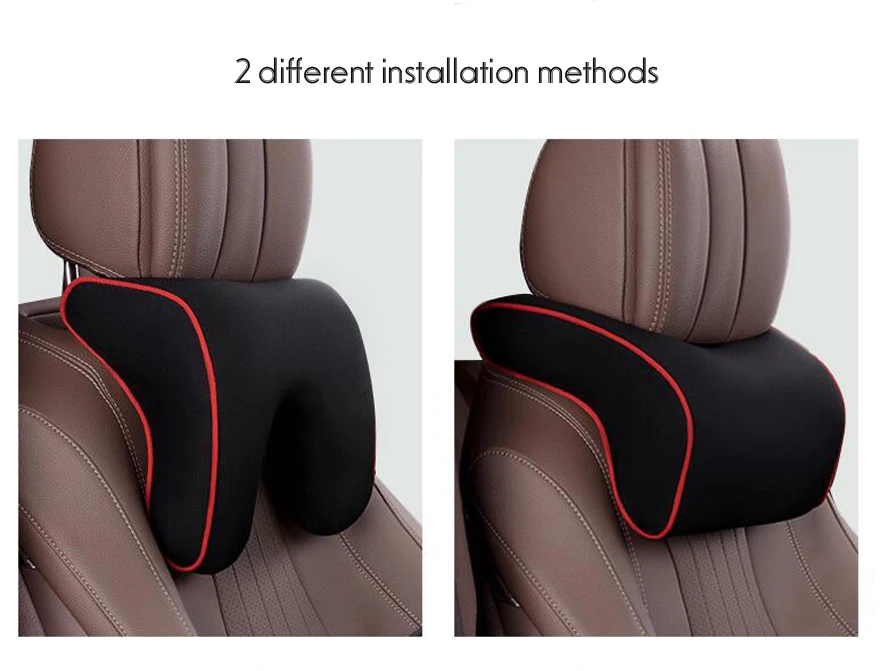 Car Seat Cushion and Back Support Pillow Set Memory Foam Relieve Seat Health Care Cushion