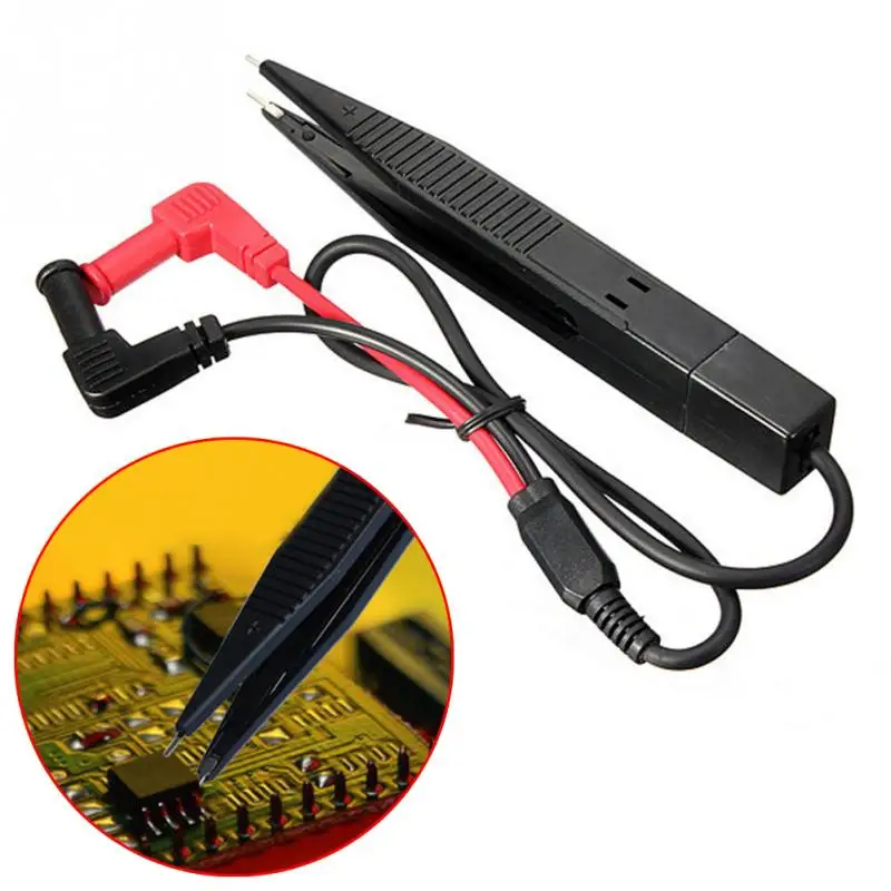 

Electronics PCB PCBA Assembly Tool New Precision SMD Inductor Test Meter Clip Probe Multimeter Tweezer Capacitor accessory