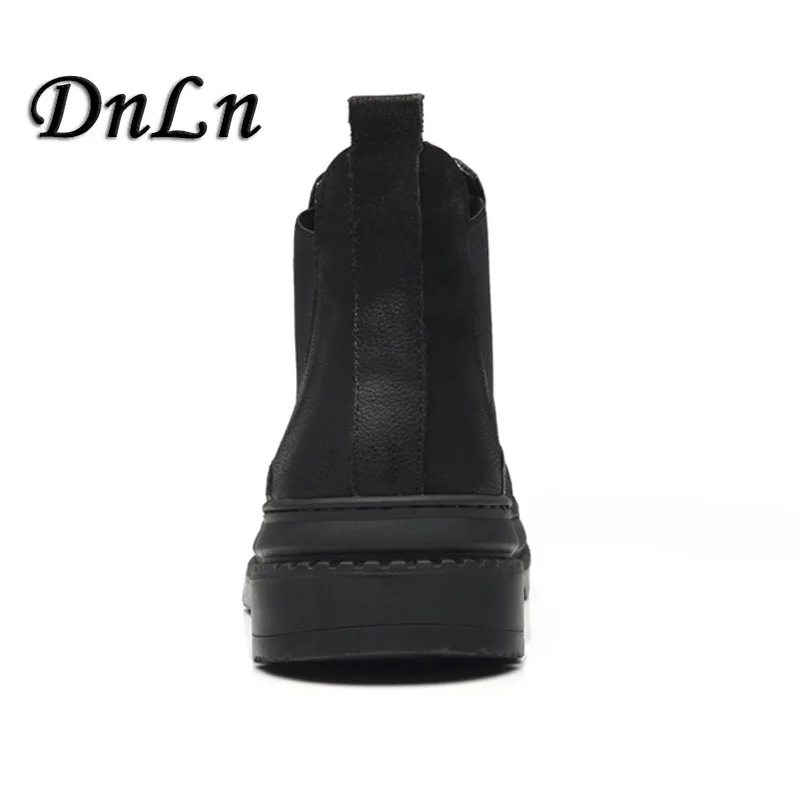 Zapatos Hombre Genuino Altura Otoño Mano No E Botas Vintage Cuero Tobillo Gamuza Chelsea Casuales D50 De Hecho Invierno La Hombres A with Plush Plush Masculinos Aumento 86Ew6ZqUz
