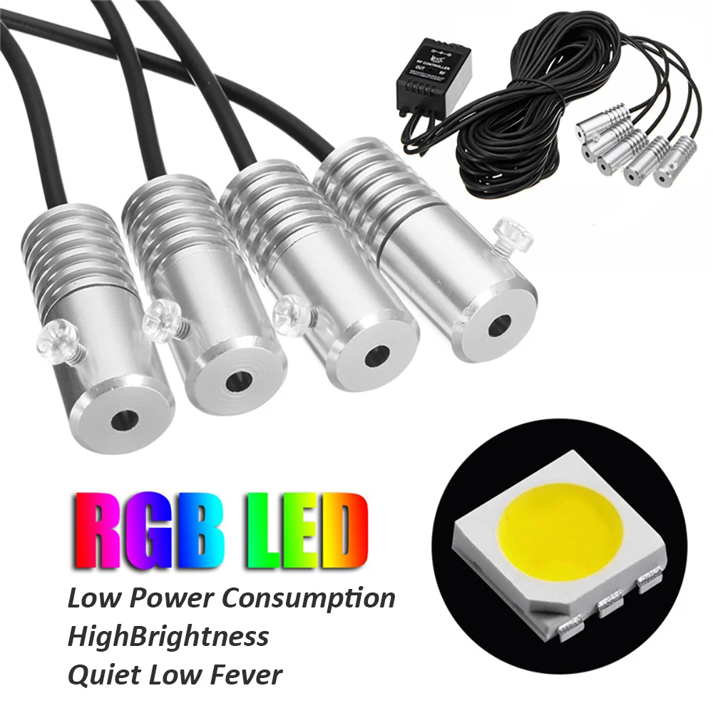 1 Set RGB LED Strip Light Car Interior Lighting Kit Car Styling Interior Decoration Atmosphere Light and Wireless Remote Control 1 Set RGB LED Strip Light Car Interior Lighting Kit Car Styling Interior Decoration Atmosphere Light and Wireless Remote Control