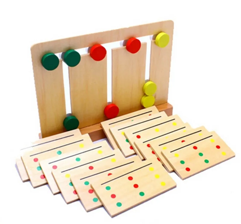 New Wooden Blocks Toy Baby Toy Montessori Teaching Three Color Sorting Array Game for Early Childhood Education Free Shipping New Wooden Blocks Toy Baby Toy Montessori Teaching Three Color Sorting Array Game for Early Childhood Education Free Shipping