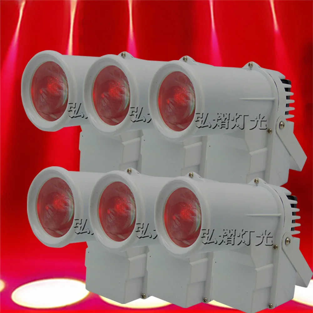 

6XLOT 10W led Lamp RGBW 4IN1 LED Pinspot Light DMX512 Control Dj Disco KTV, Pub, Bar, Banquet, weddings, family parties, etc