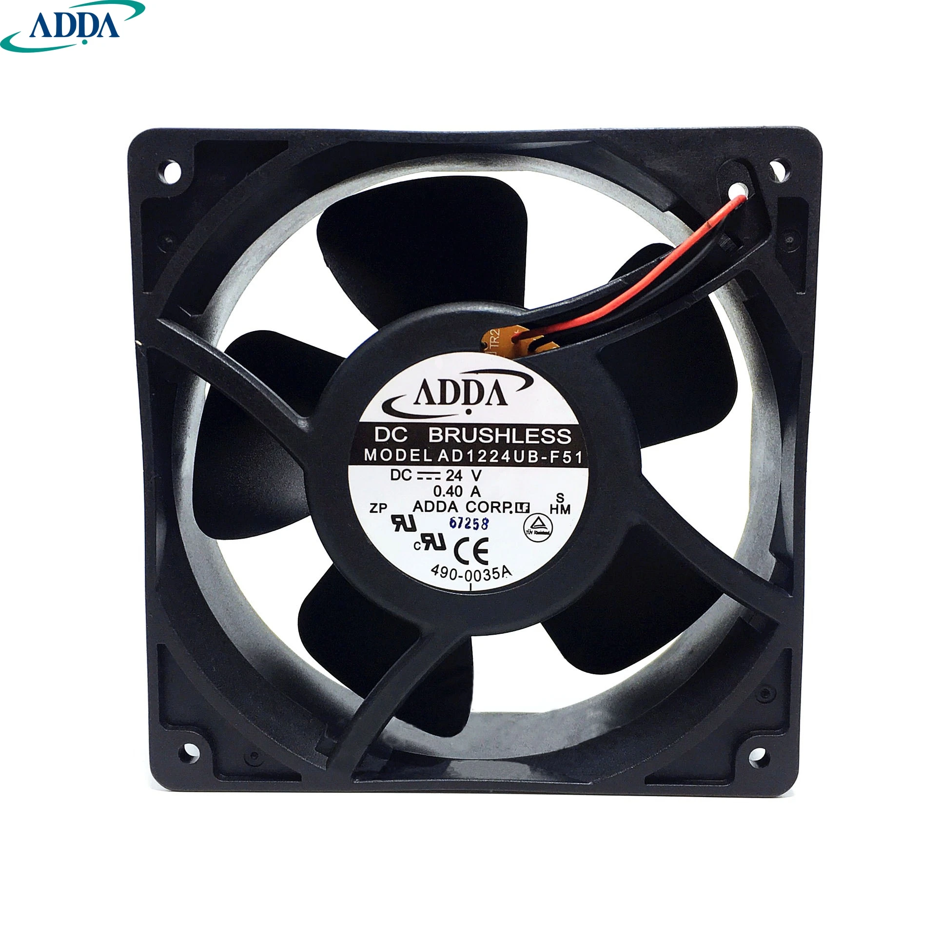 1pcs AD1224UB-F51 12cm 12038 DC 24V 0.40A server inverter cooling fan