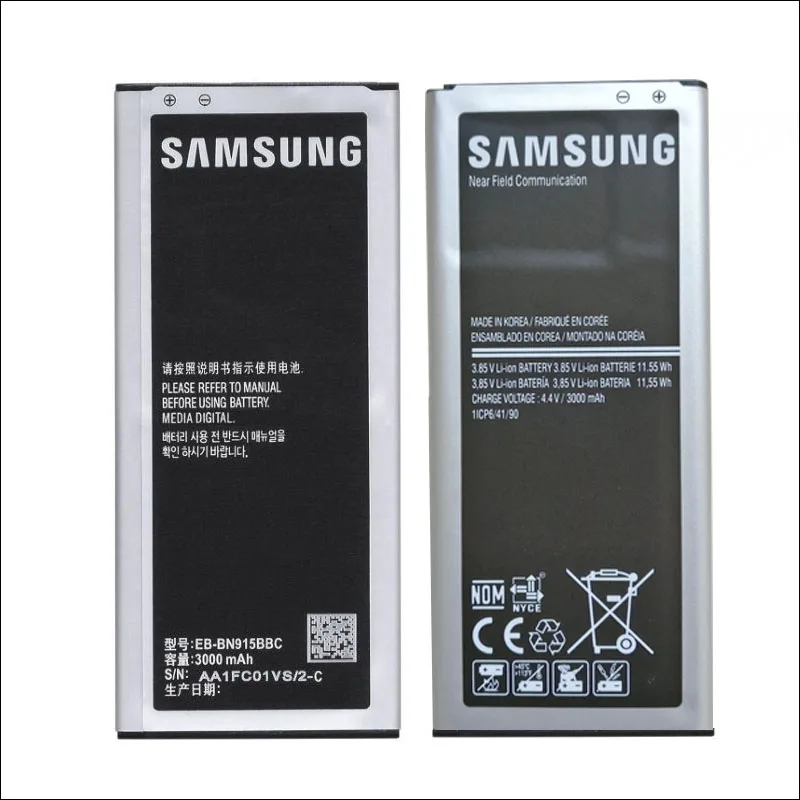 3000 мАч сменный аккумулятор EB-BN915BBE EB-BN915BBU для samsung Galaxy note edge SM-N915 Аккумулятор Акку с NFC