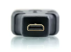 Premium Micro HDMI to HDMI Female Converter Adapter - Ideal for High-Quality Video Streaming and Easy Connectivity (Black)