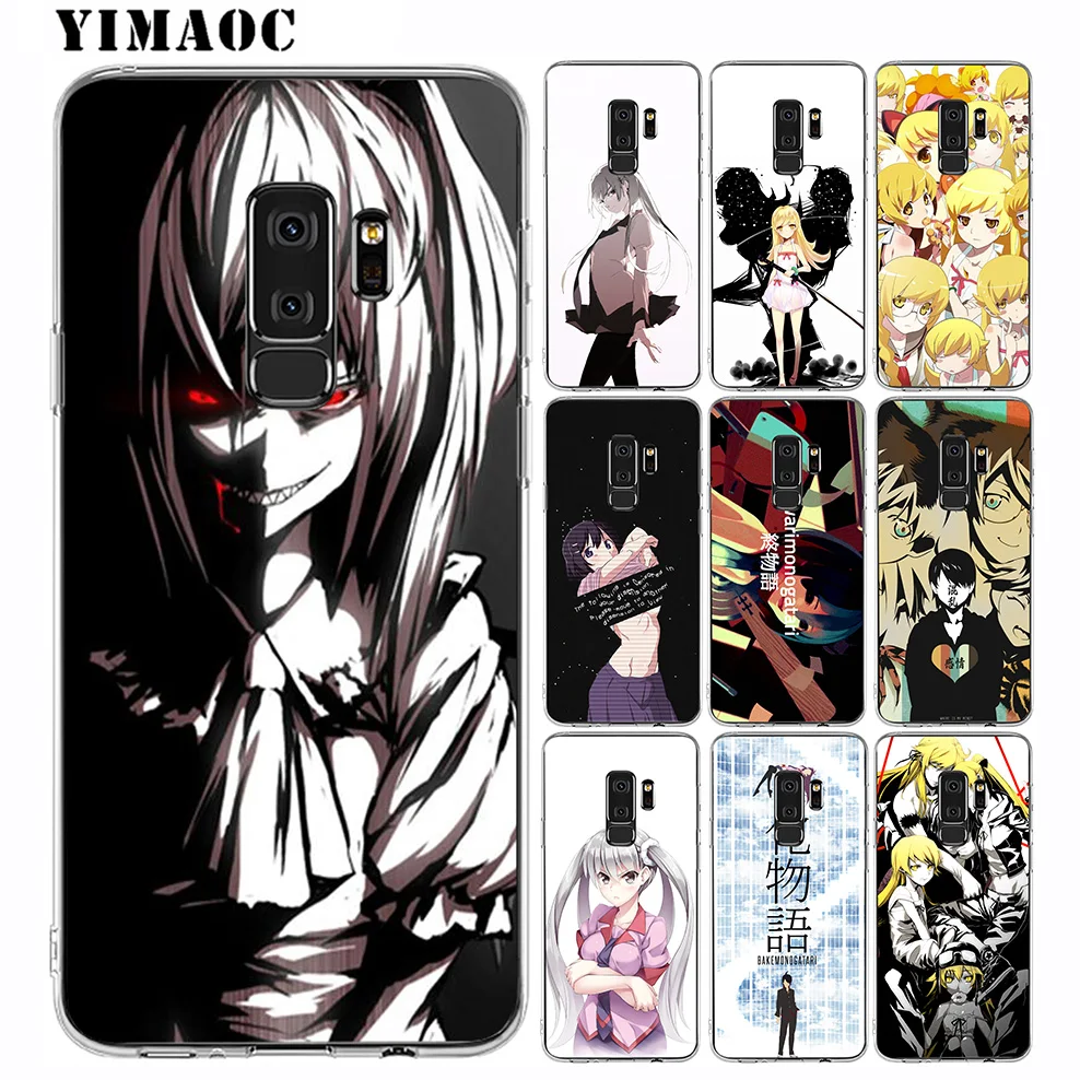 Owarimonogatari Anime Soft Silicone Case for Samsung Galaxy A5 A6 Plus A7 A8 A9 2018 J3 J5 J6 J7 2016 2017 EU Version |