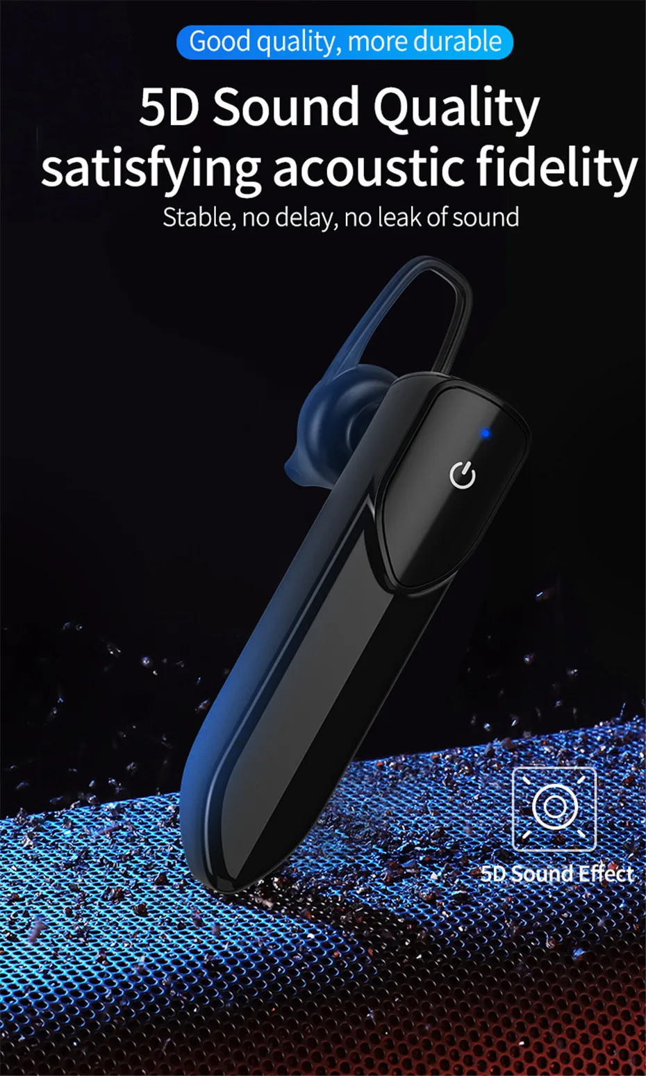MOUSEMI Stereo Headset Bluetooth Earphone Wireless Headphone Mini TWS Wireless Bluetooth Earphones For iPhone Universal Earphone (7)