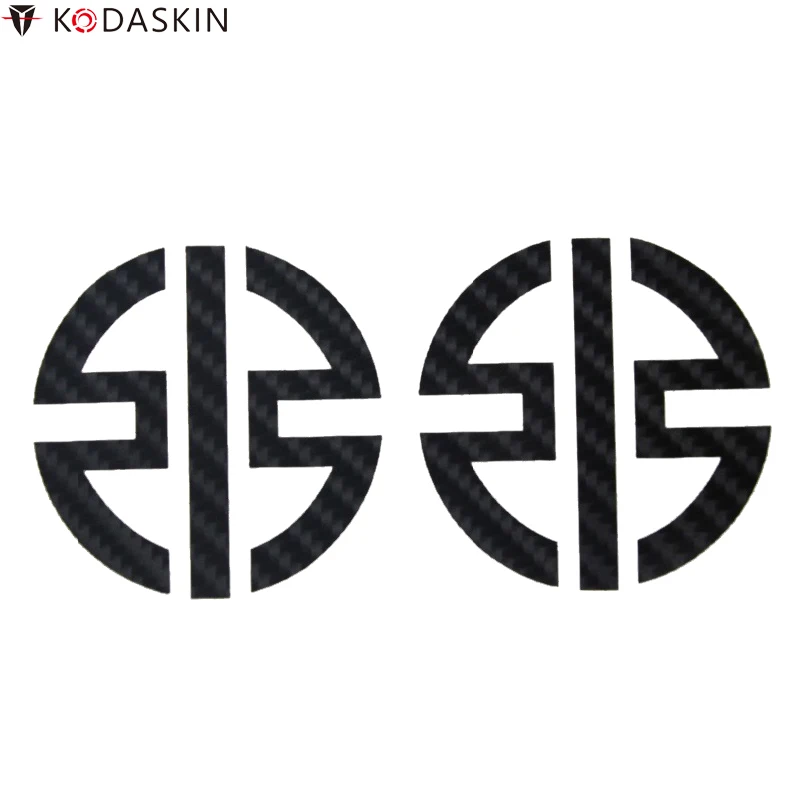 

KODASKIN Motorcycle Stickers Decals Carbon Fiber Emblems for Kawasaki H2 NINJA H2R