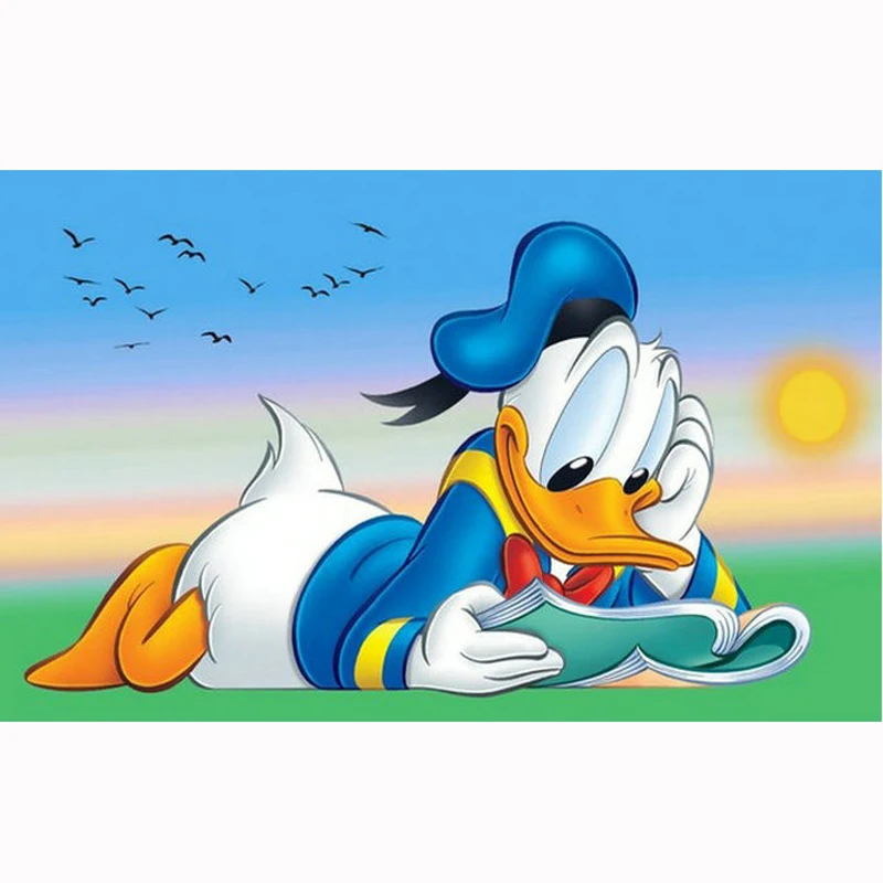 D SH 5D DIY Diamond Embroidery Donald Duck Pictures Full